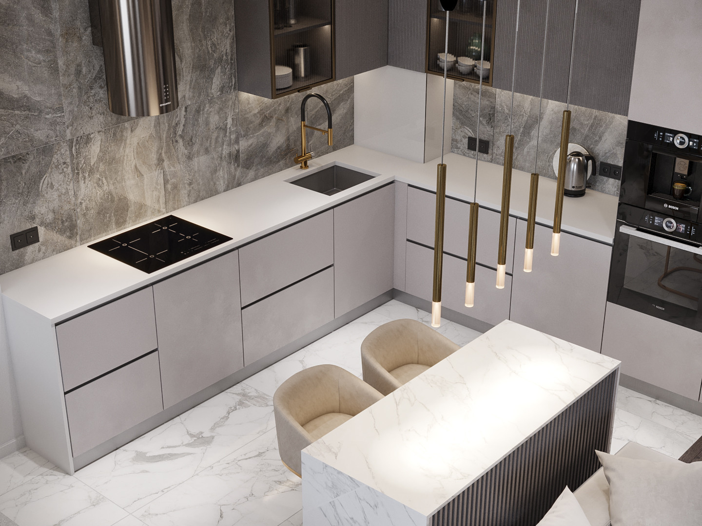 Обложка проекта: Квартира в ЖК "Тихий Дон" 2