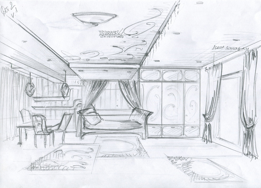 ручная графика, когда нет компютера под рукой