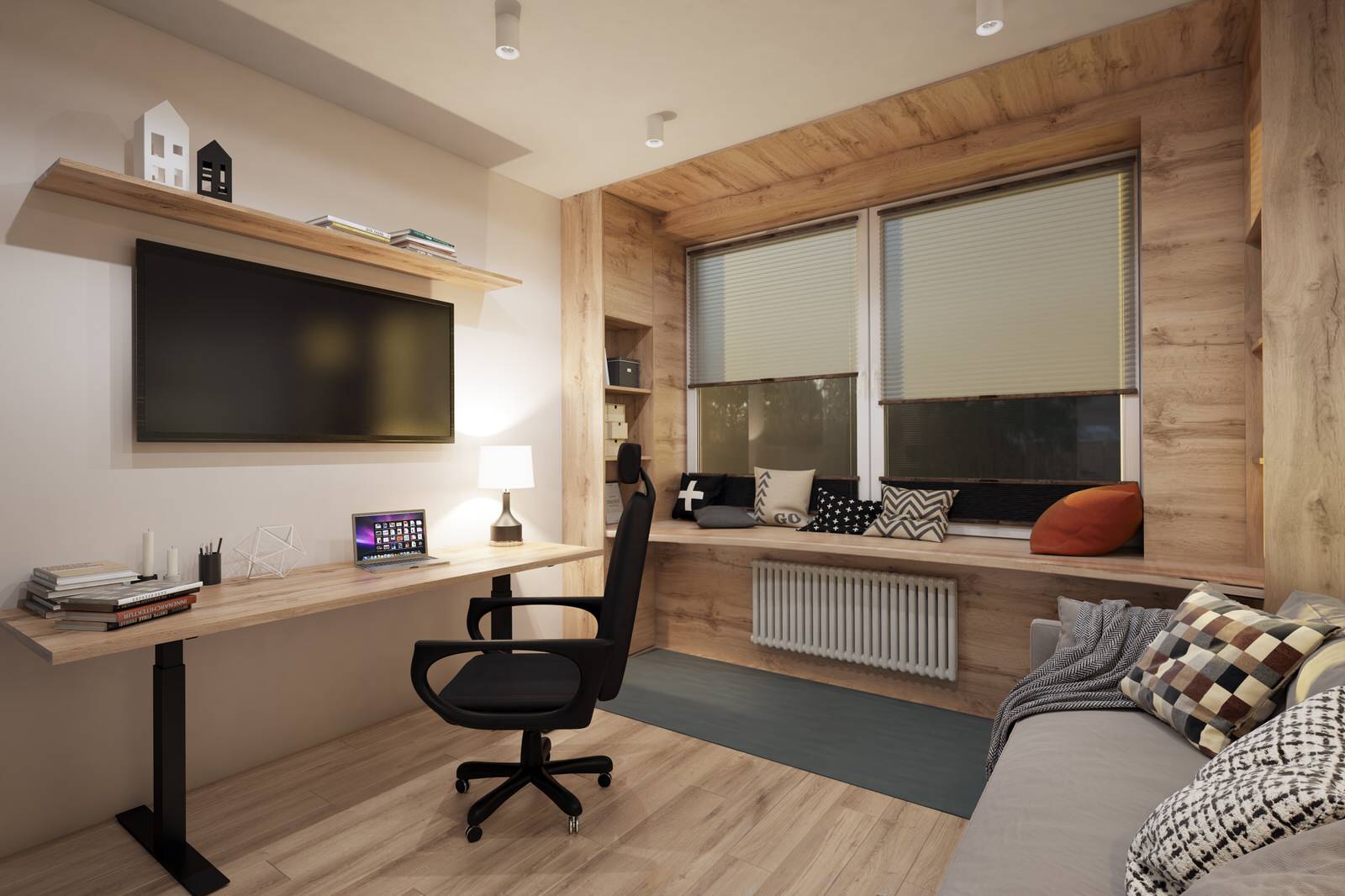 Квартира в стиле "лёгкий лофт". 70 кв.м.