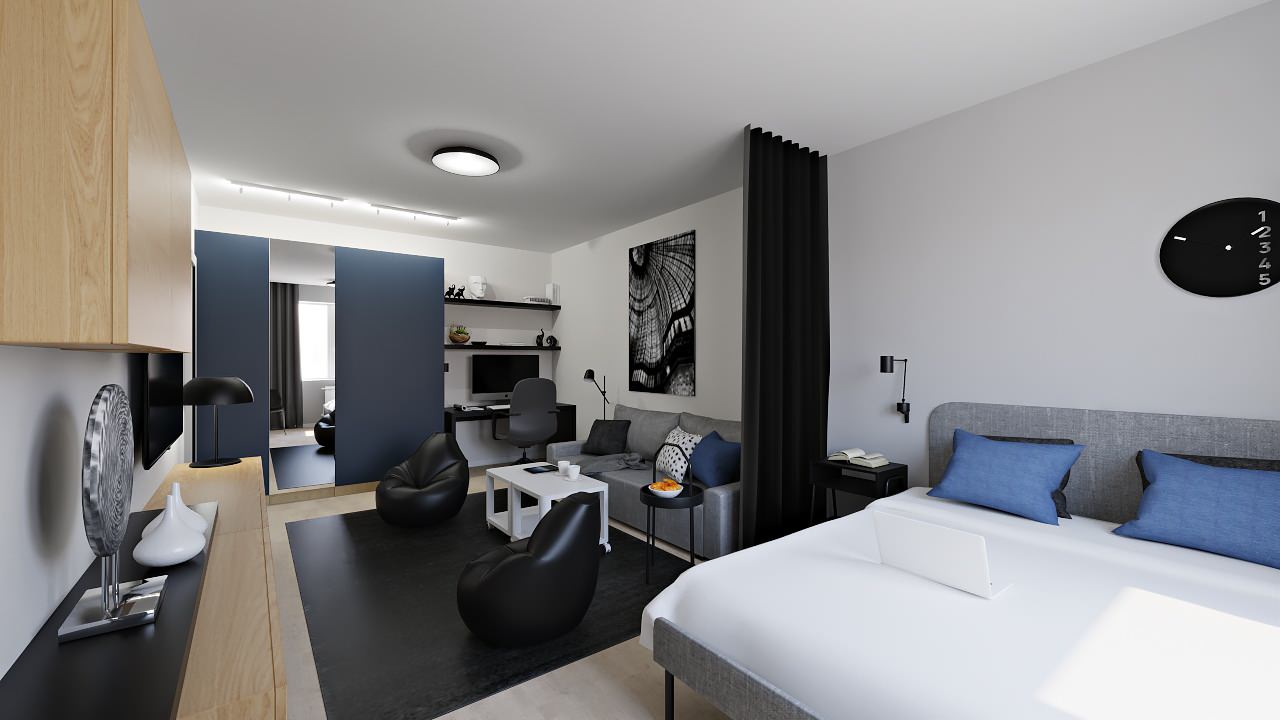 Двушка для семьи с двумя детьми, в которой жизнь кипит