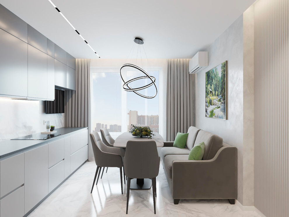 Дизайн интерьера квартиры 88 м.кв.