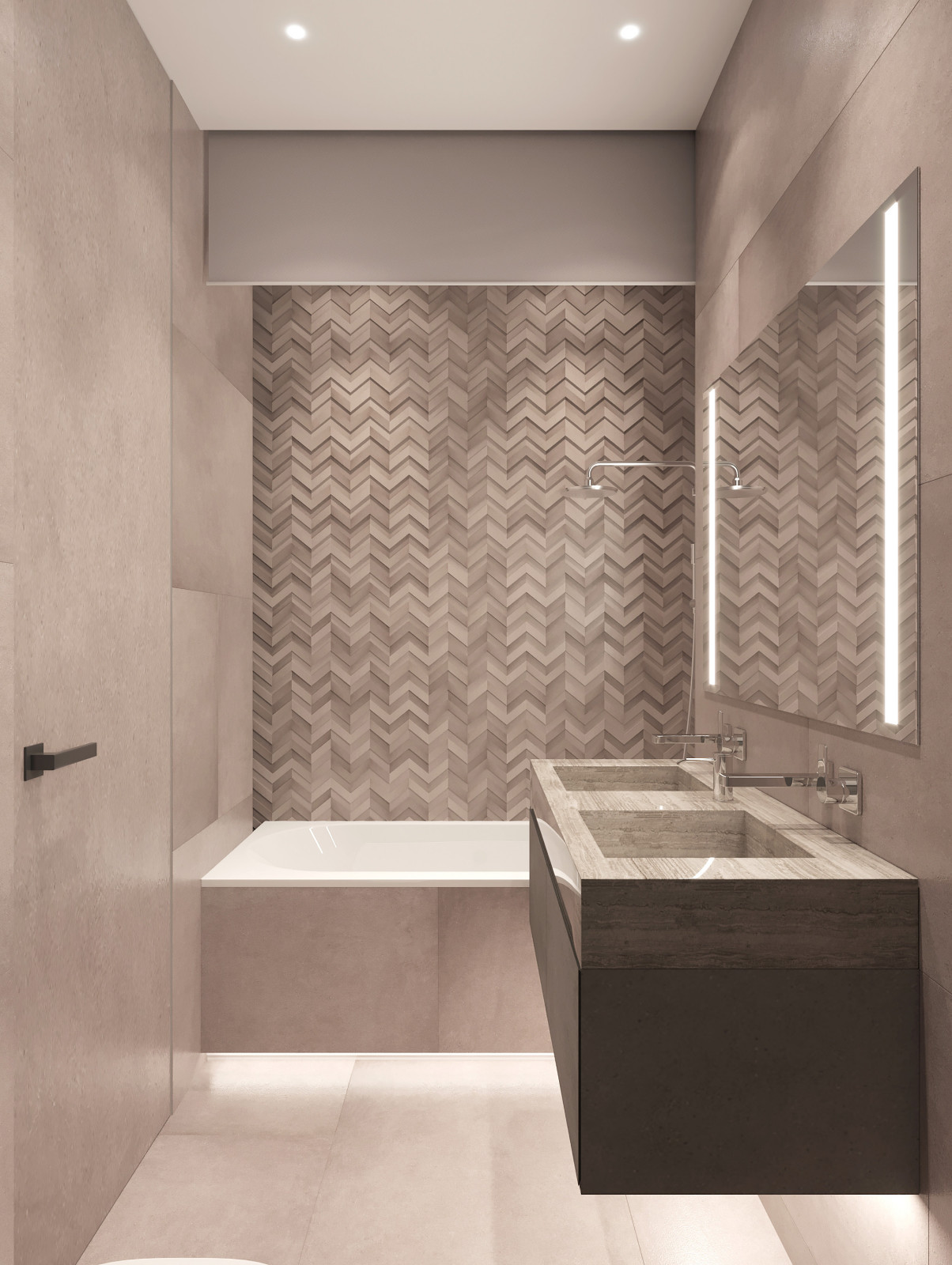 Дизайн интерьера квартиры в современном стиле в ЖК Вандер Парк