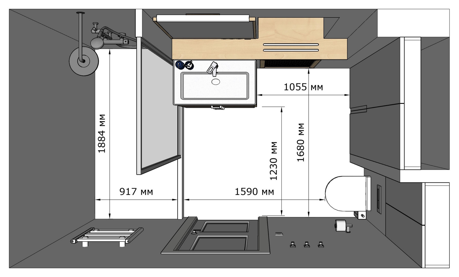 Редизайн интерьера  дома в коттеджном посёлке "Рассоха".