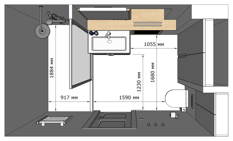 Редизайн интерьера  дома в коттеджном посёлке "Рассоха".