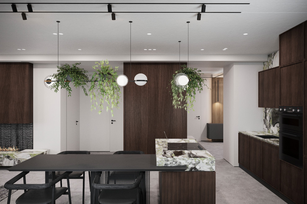 Квартира для семьи, которая любит природу и хоккей