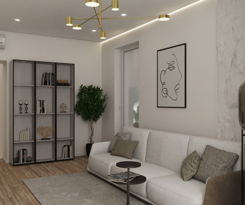 Визуализация дизайн-проекта 2-х комнатной квартиры