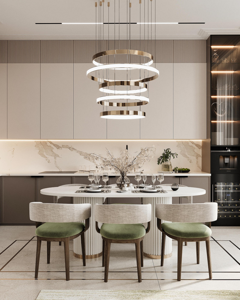 Легкая современная классика в дизайне квартиры для ЖК "Модум" - 97 м2