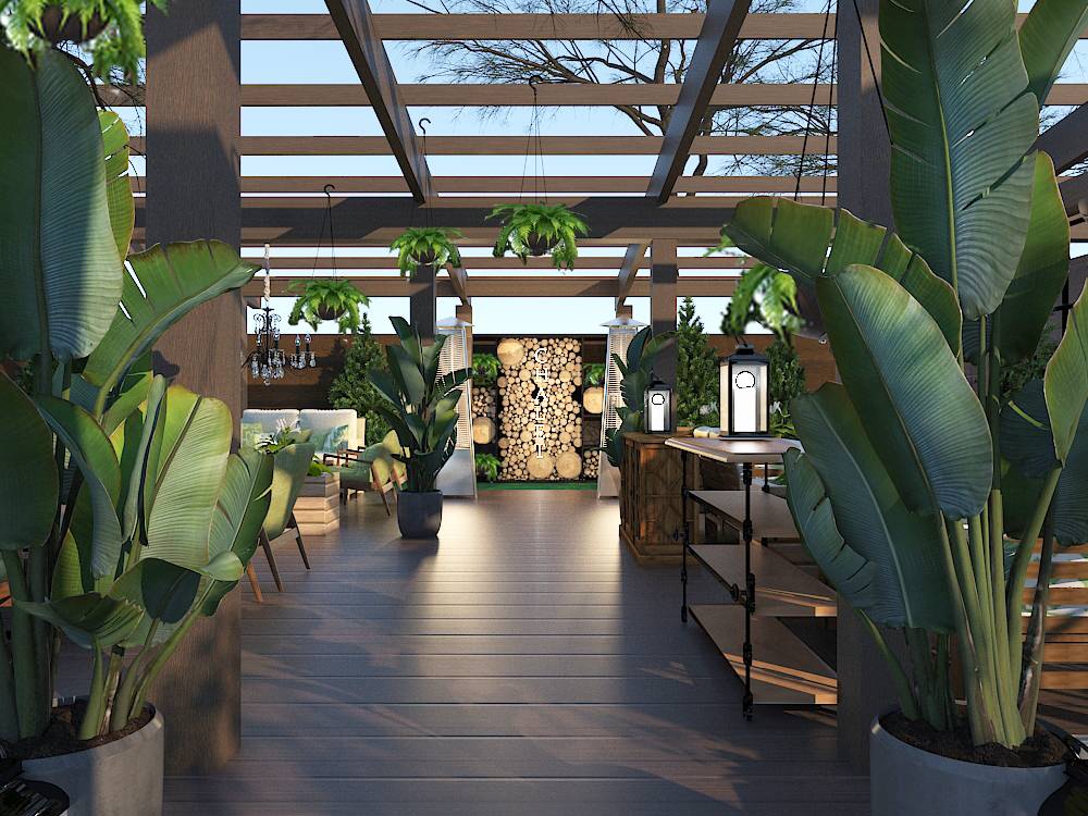 Летнее кафе "CHALLET", в р-не ул. Вилкова.