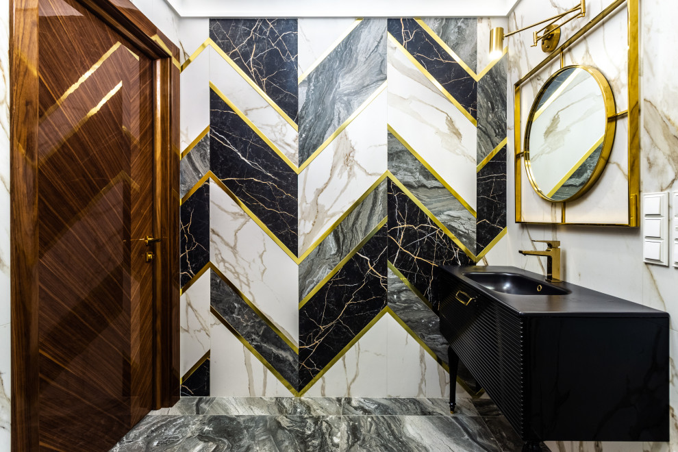 Двухуровневая современная квартира