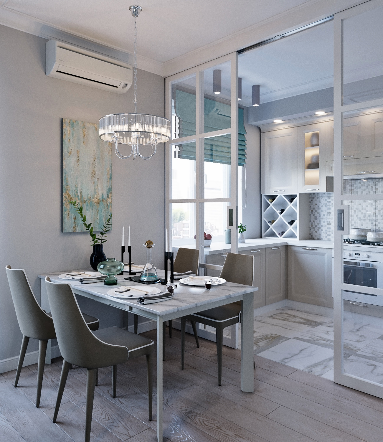 Современная классика с элементами ар-деко. Москва.м.Фрунзенская.