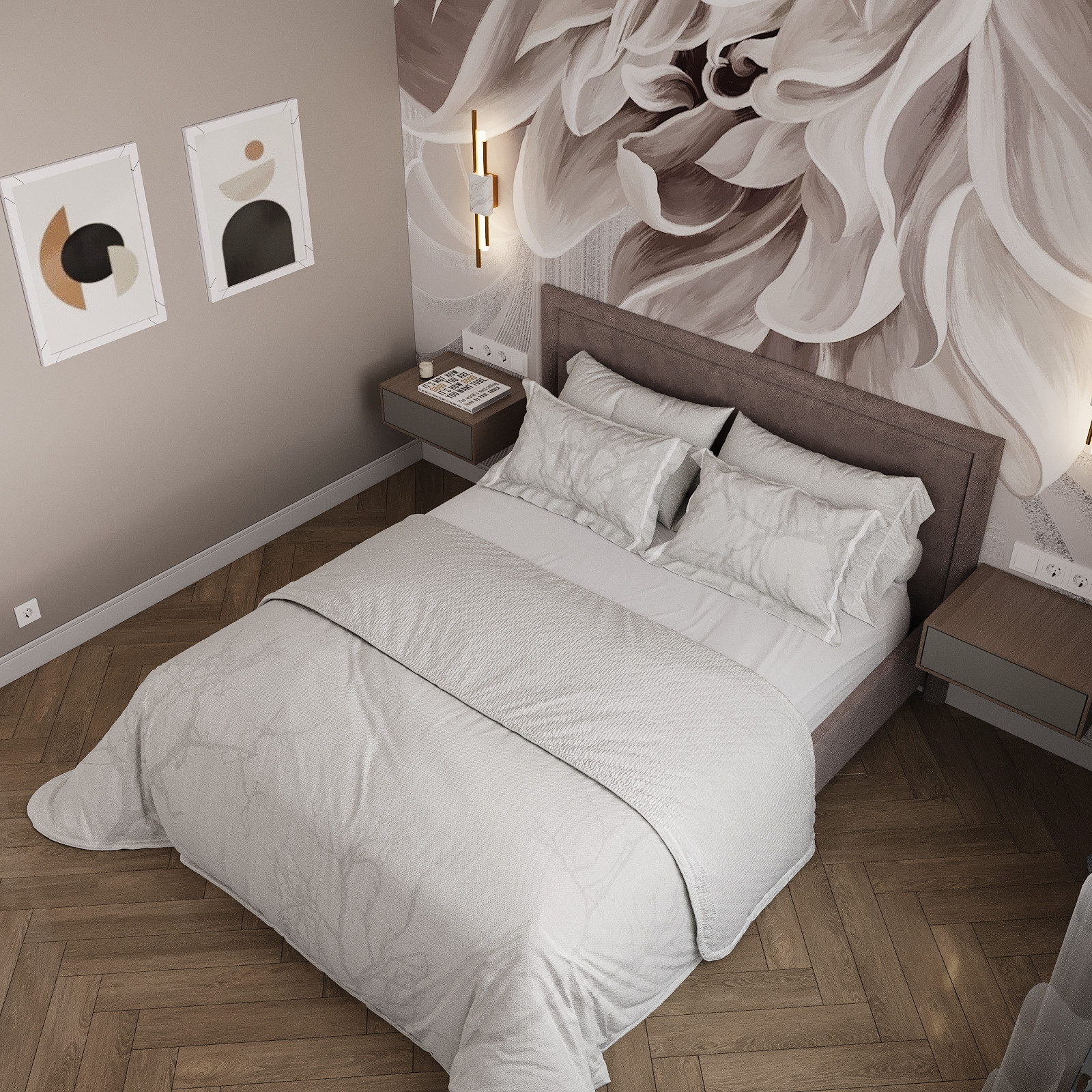 Квартира в стиле  "Фьюжн"  2024 г.