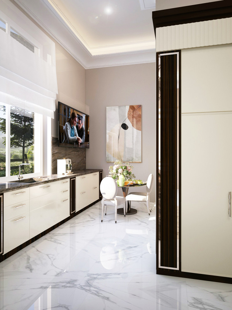 Кухня в загородном поселке "Парк Вилль". Рублевка.