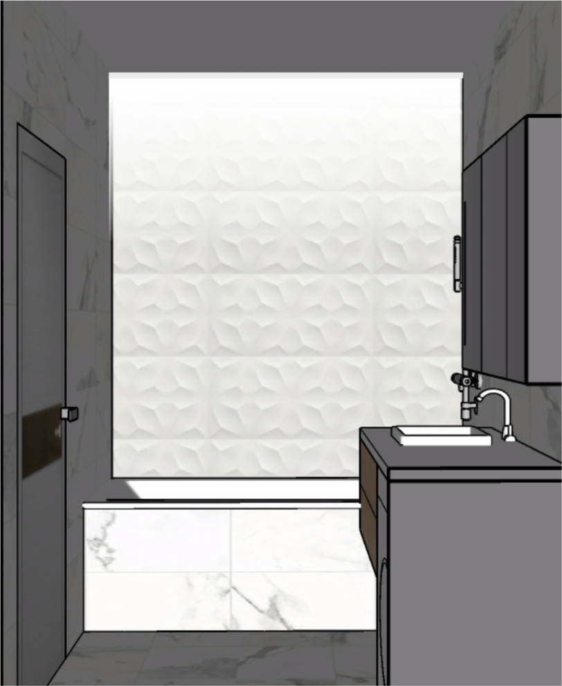 Эскизный проект двухкомнатной квартиры