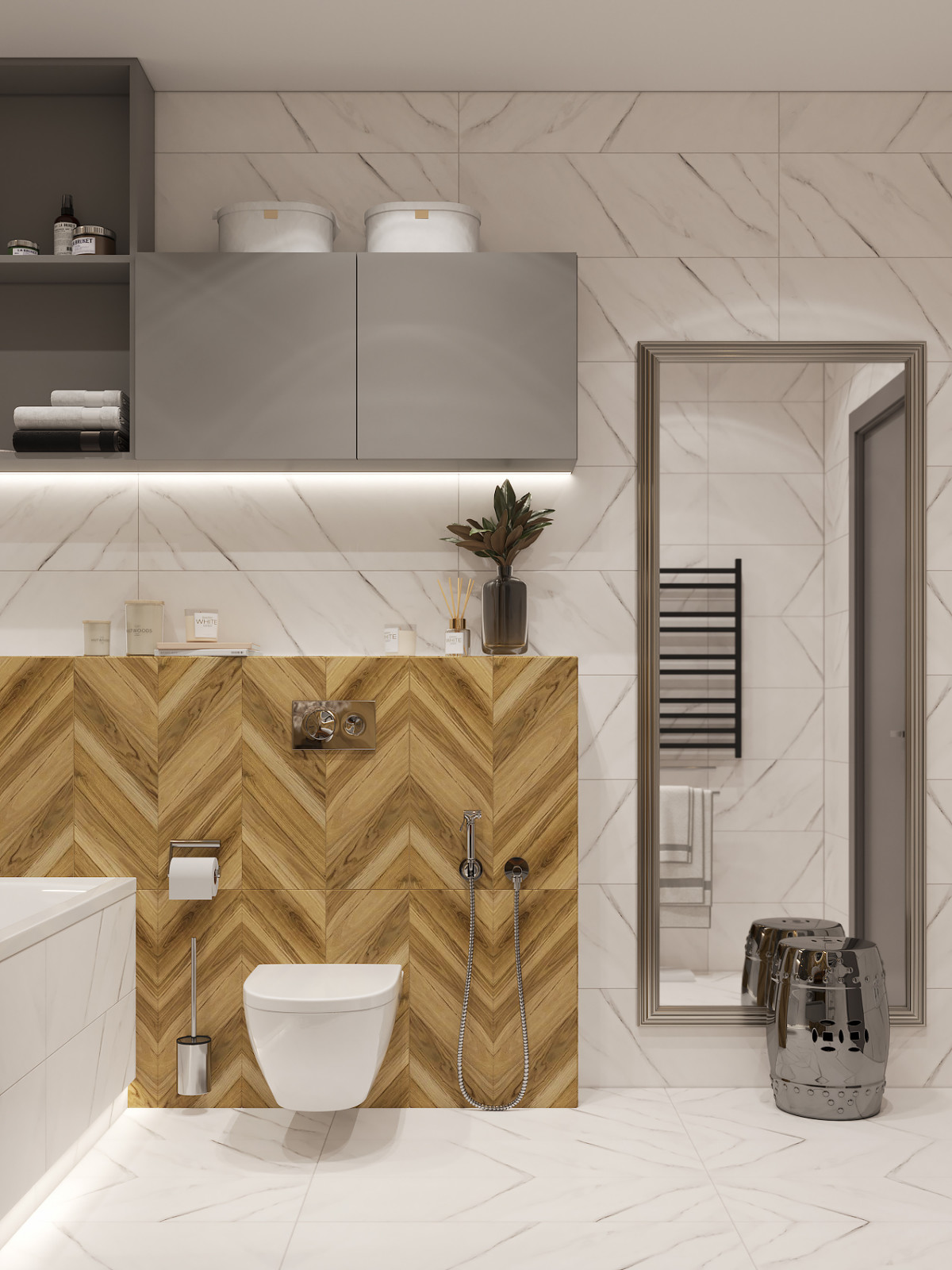 Обложка проекта: Ванная комната, 5,7 кв.м