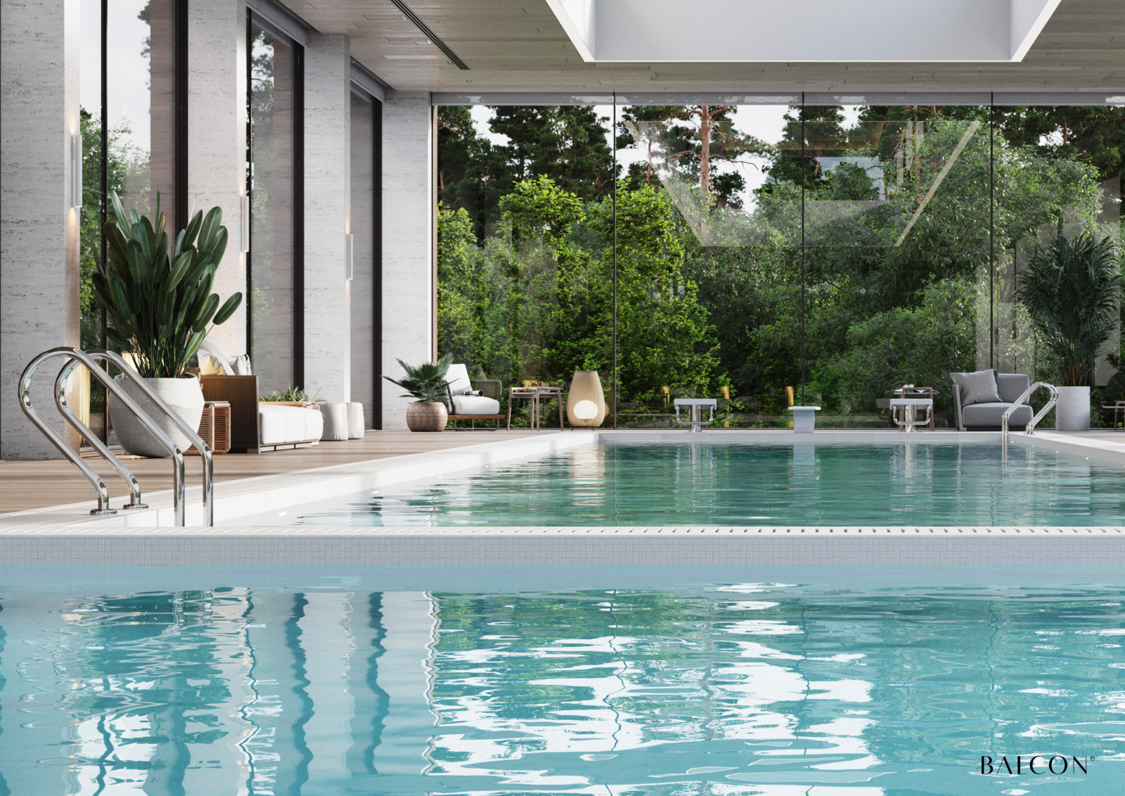 Спа-компекс с бассейном