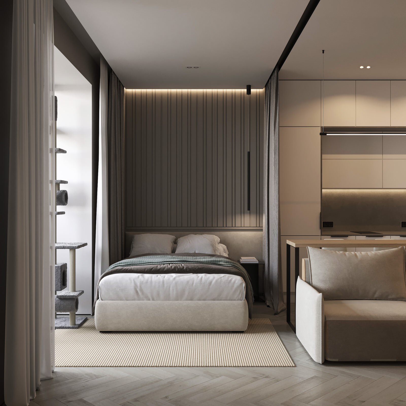 Небольшая студия в 30 м/кв