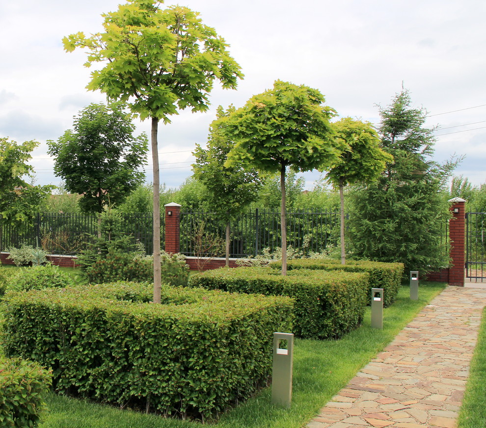 Ландшафтный дизайн участка под уклоном