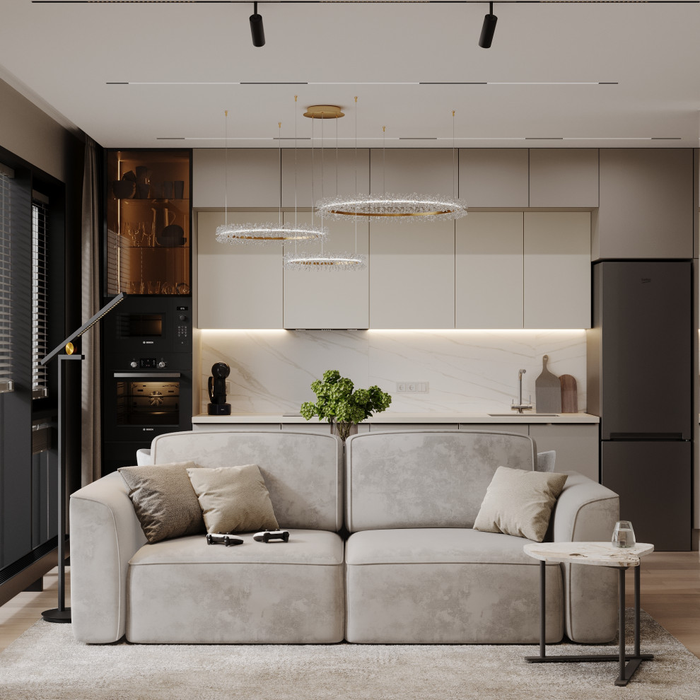 Интерьер квартиры в ЖК "Метрополия"