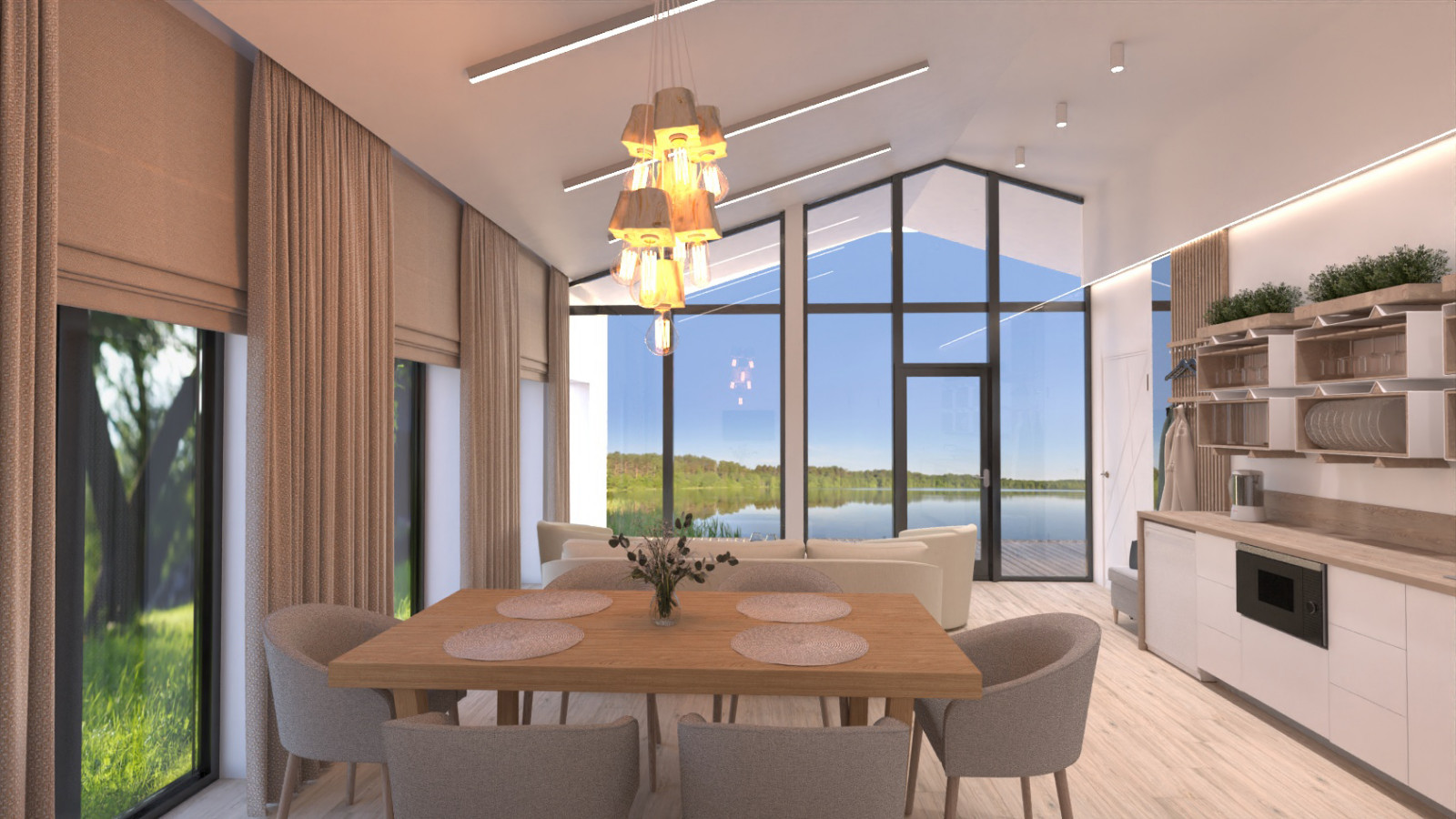 Обложка проекта: Проект гостевого дома в стиле барнхауз