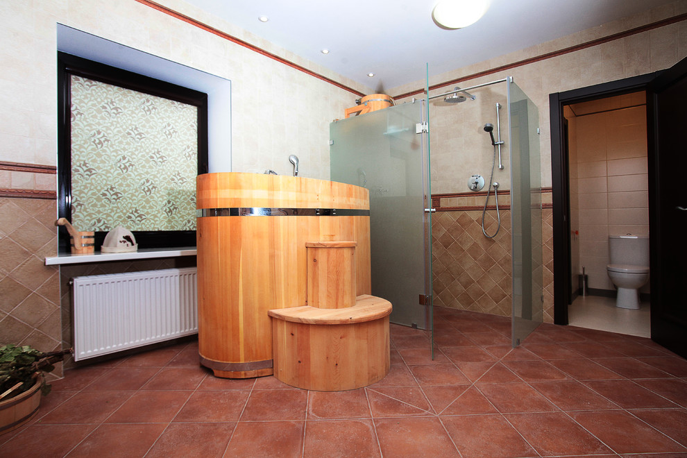 Проект банного комплекса с гостевыми комнатами.