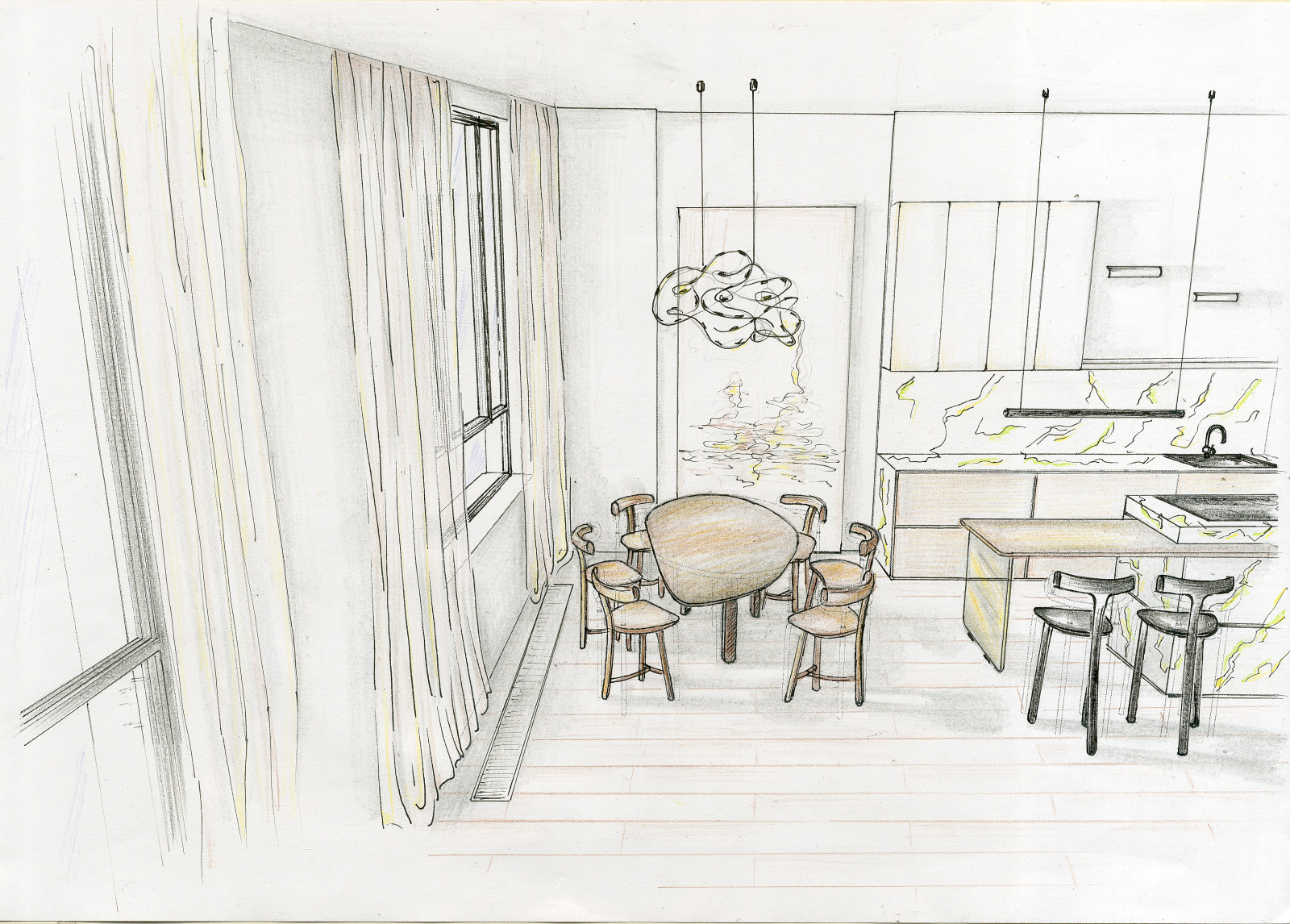 Secret Place. Эскизный проект (ручная подача)