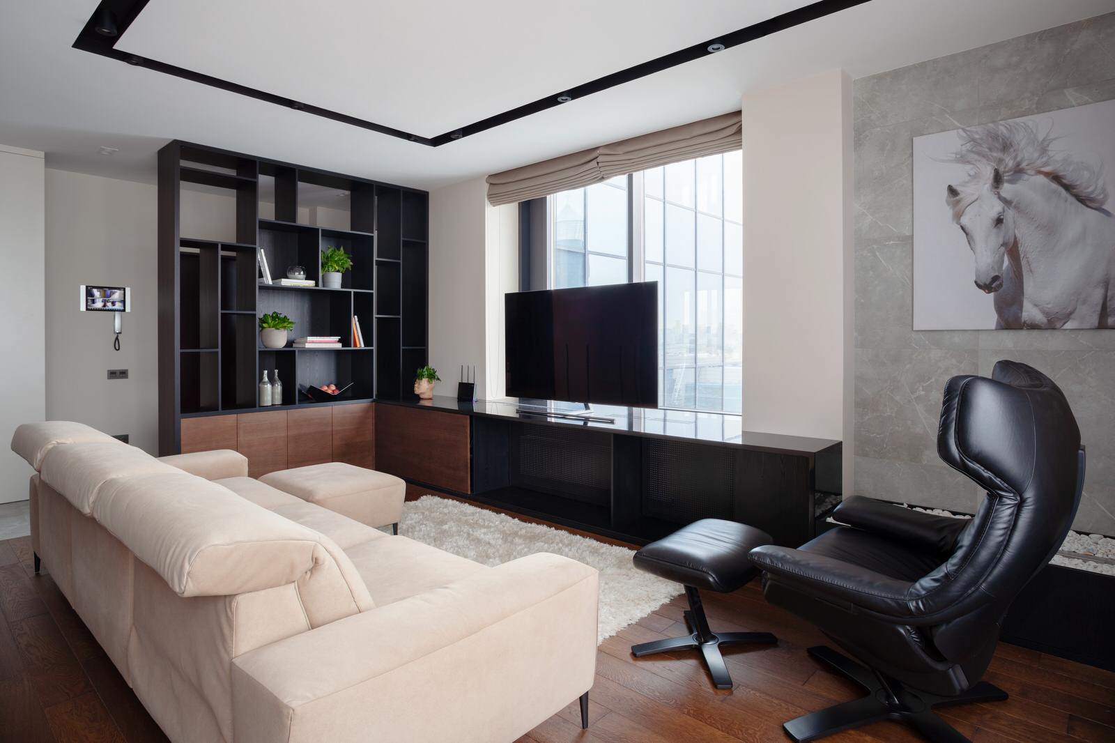 Интерьер квартиры R18-R19 в комплексе апартаментов Radius Central House