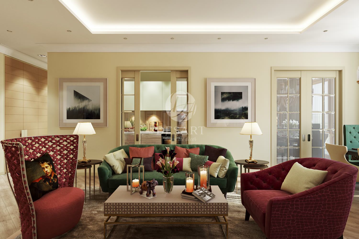 . БАУМАНСКАЯ. КУХНЯ-ГОСТИНАЯ-СТОЛОВАЯ