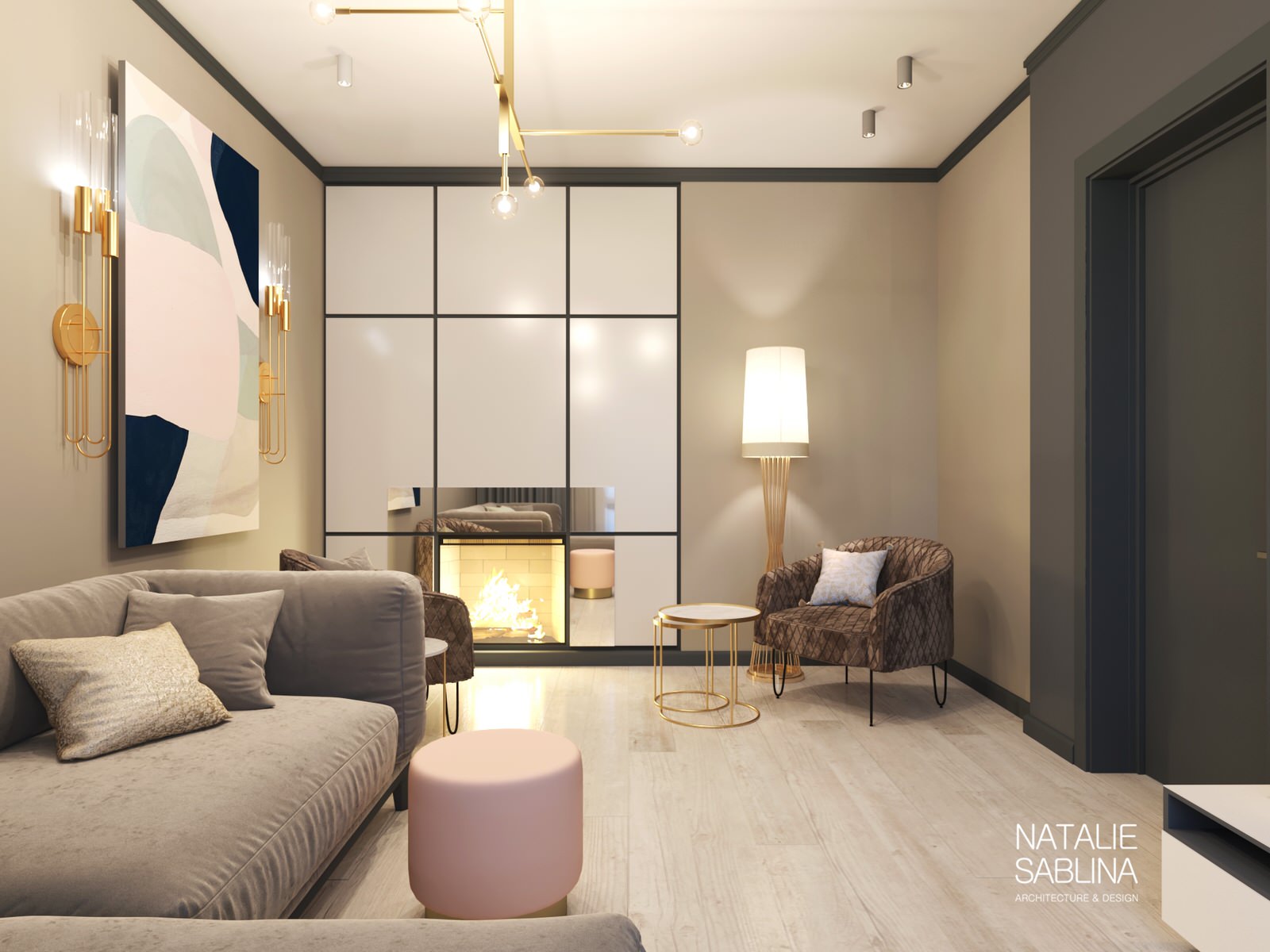 Квартира на Дальней 4   #KristalGrey_NSDesign