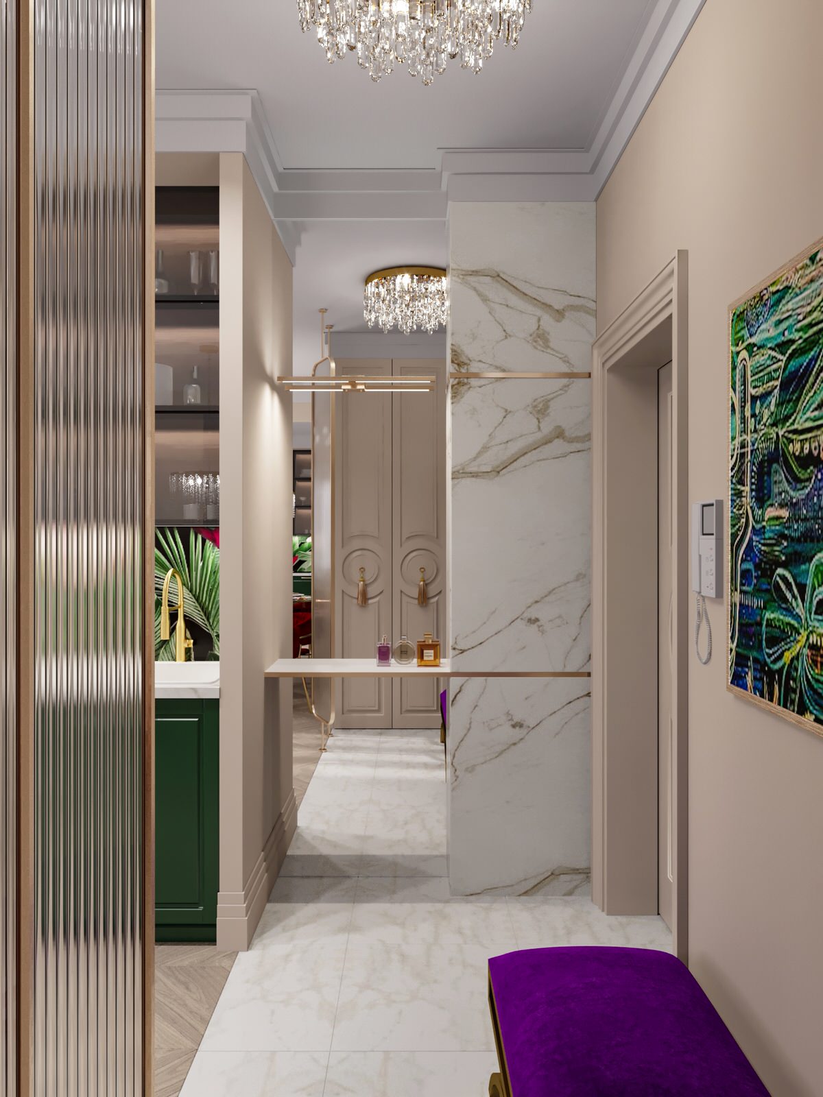 Яркая квартира в Москве