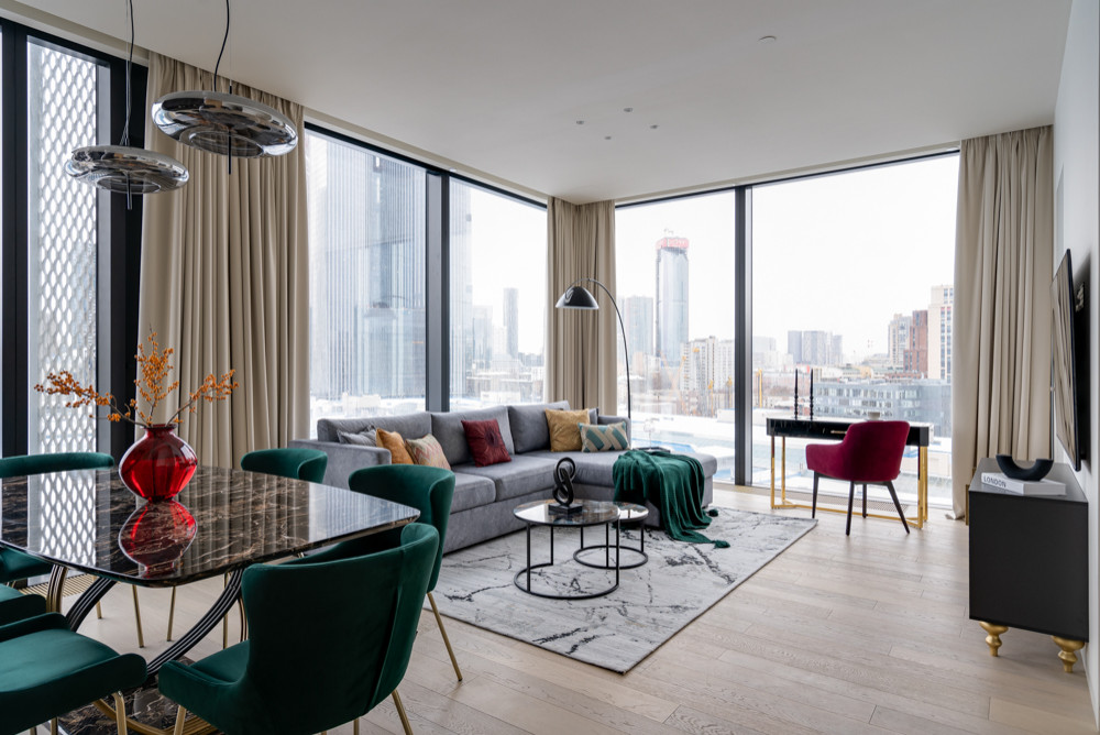 Хоумстейджинг и комплектация квартиры в небоскребе Москва Сити, ЖК Capital Tower