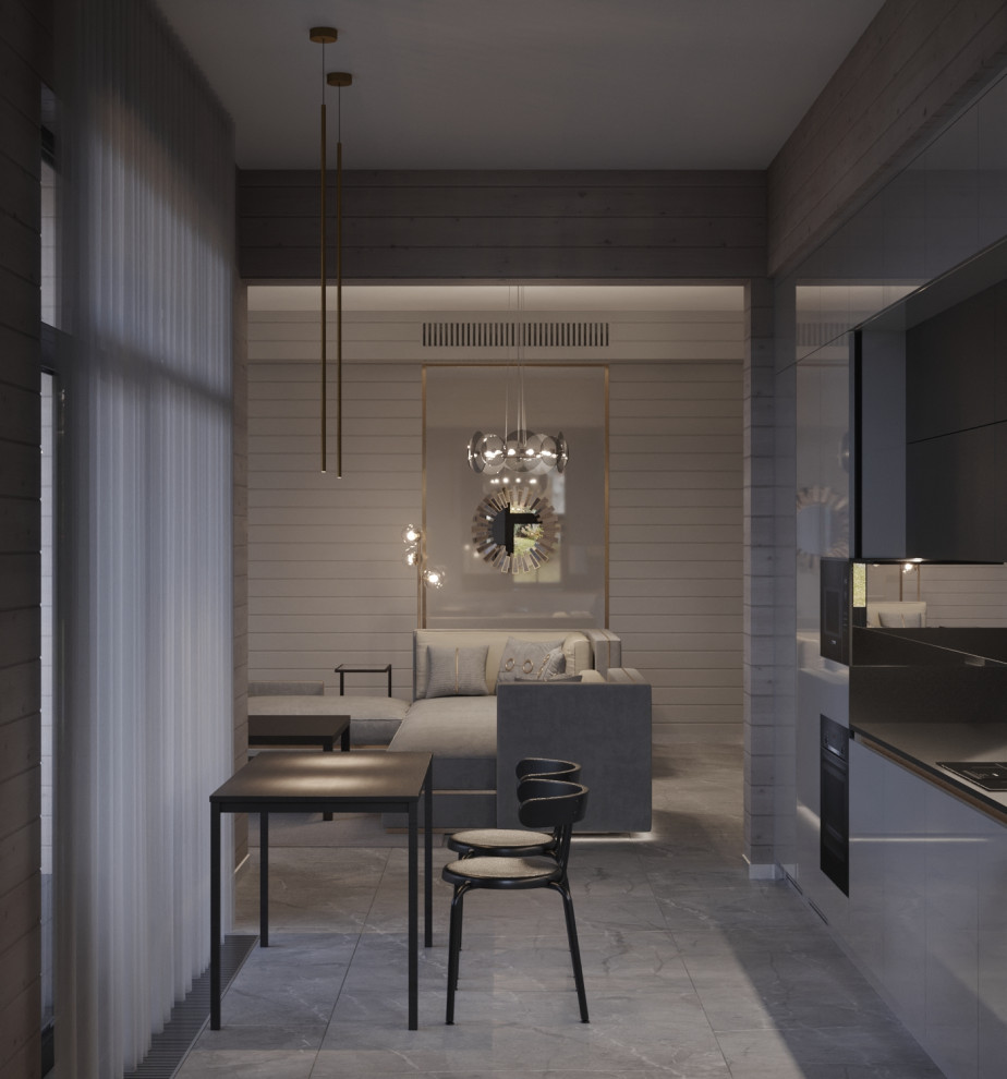 Кухня в проекте загородного дома