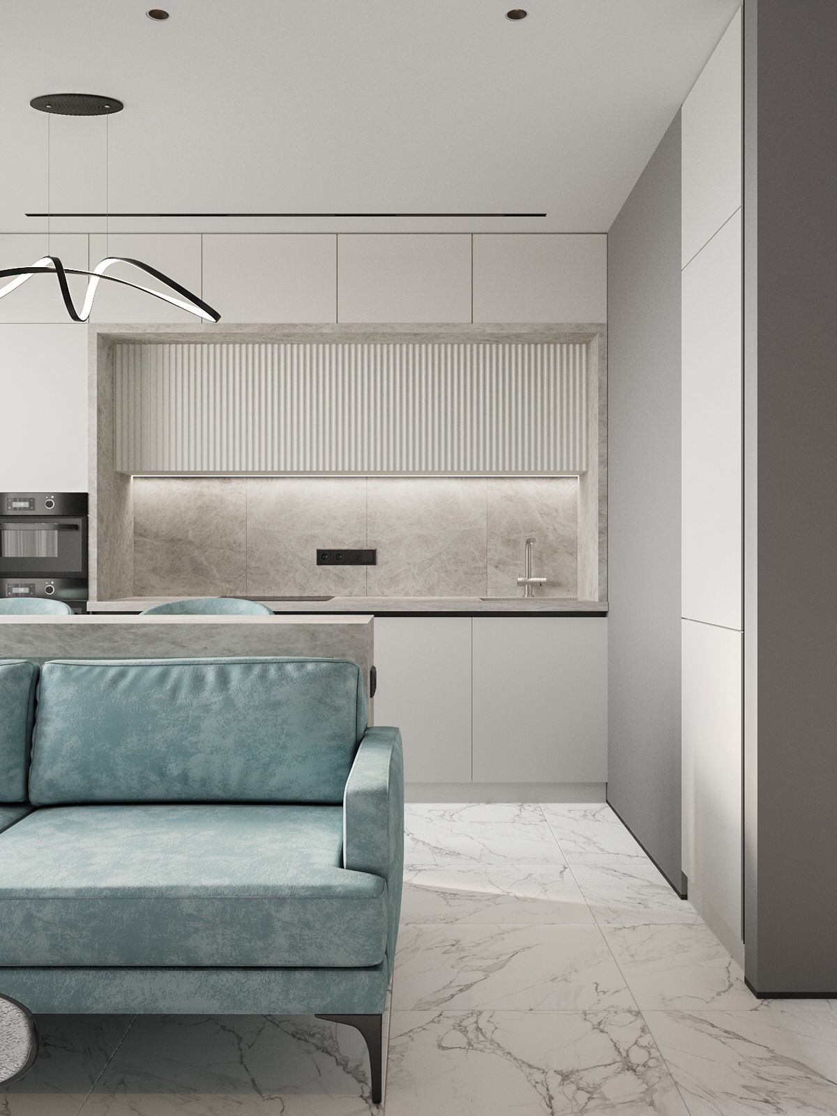 Дизайн - Кв. для молодой семьи блогеров-предпринимателей с двумя мальчиками