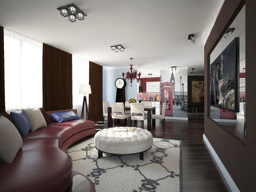 Современная трехкомнатная квартира на 20 этаже