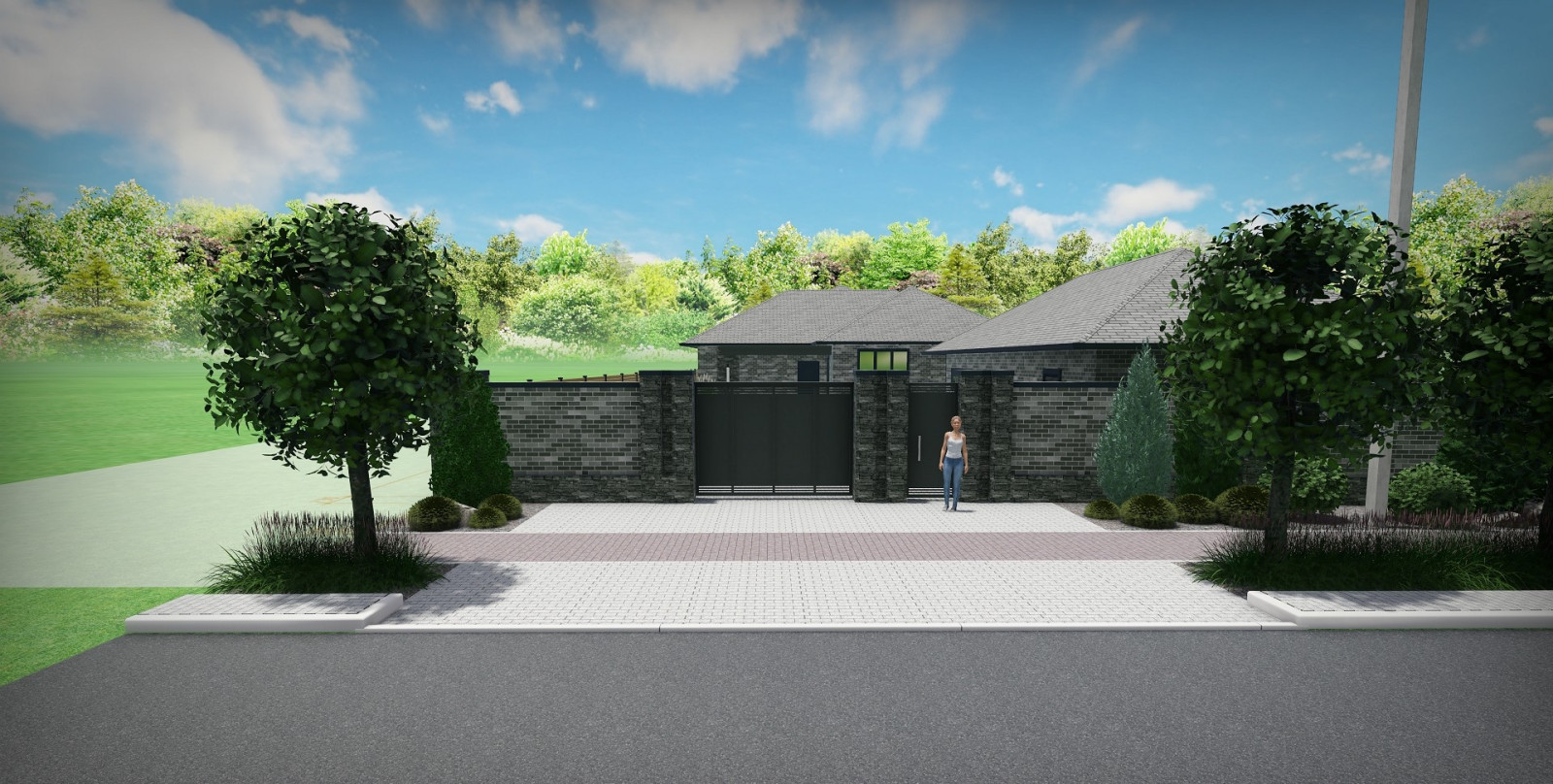 Благоустройство коттеджа в г.Батайск