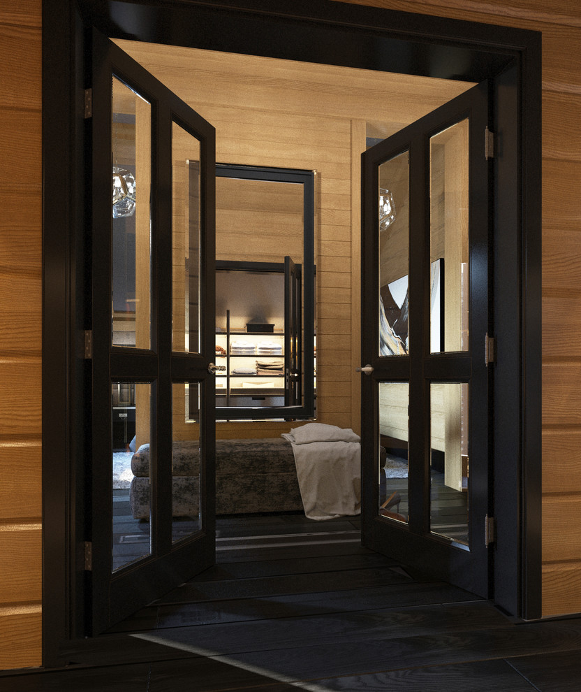 Дом элементами современного шале