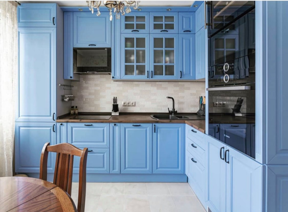 Kitchen cabinet door TV