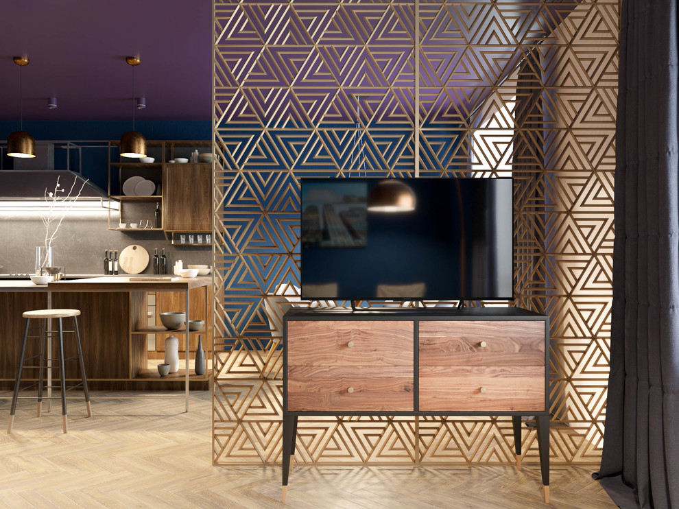 Проект квартиры студии "ЖК Академический"