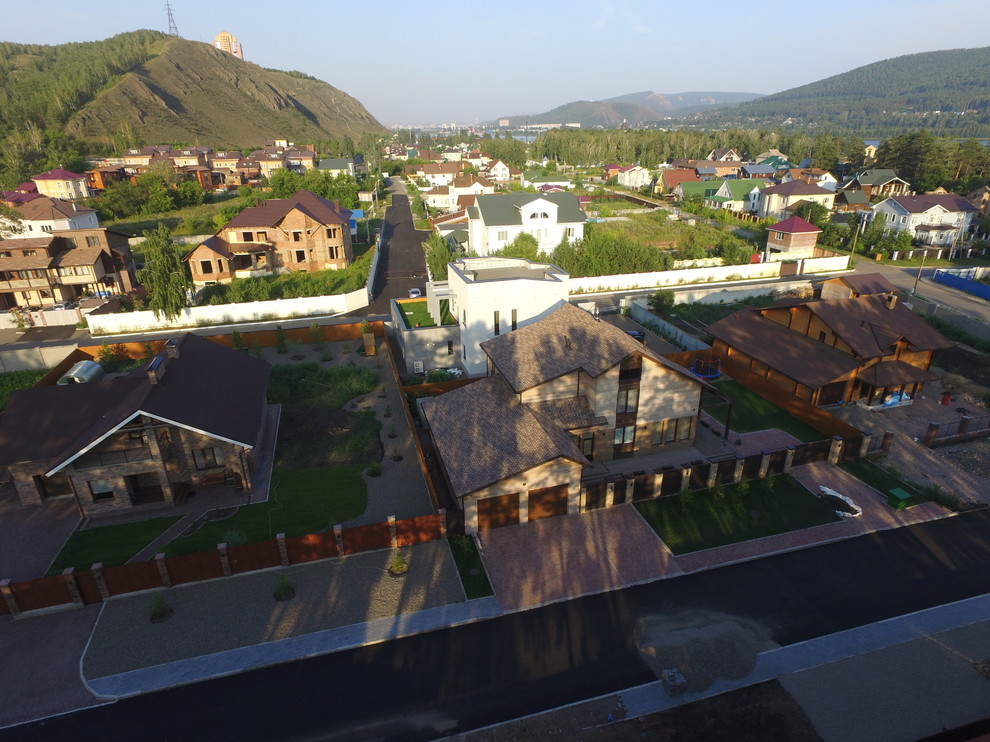 Современный деревянный дом 400 м2