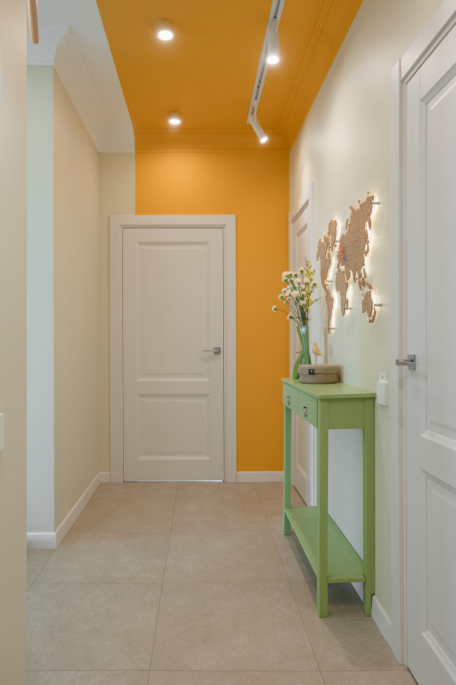 Реализованный проект яркой квартиры в ЖК "Мичурин"