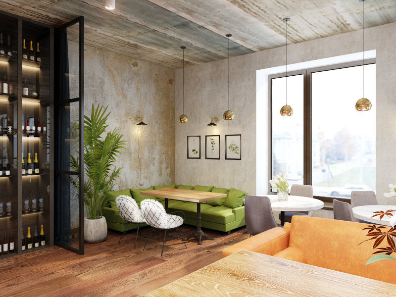 3D-концепт, ресторан "Марк и Лев"