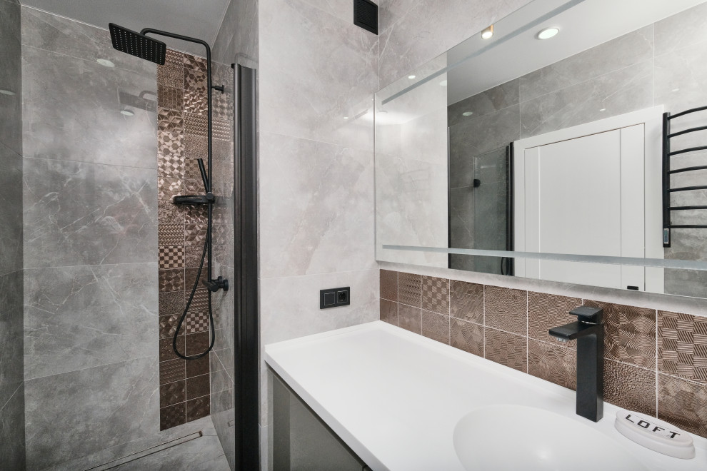 Квартира с акцентами синего ЖК  Морская Симфония