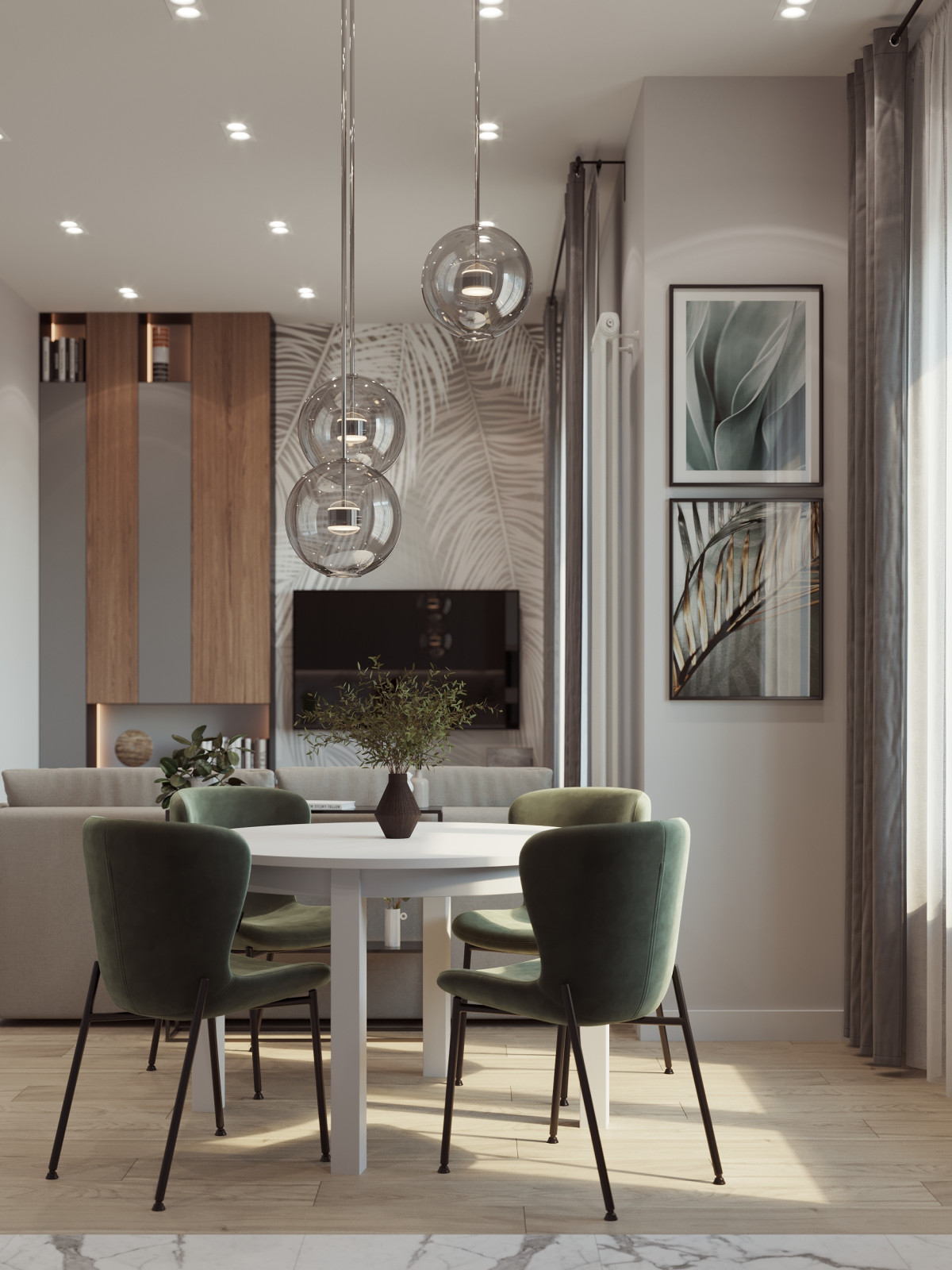 Квартира в стиле минимализм для