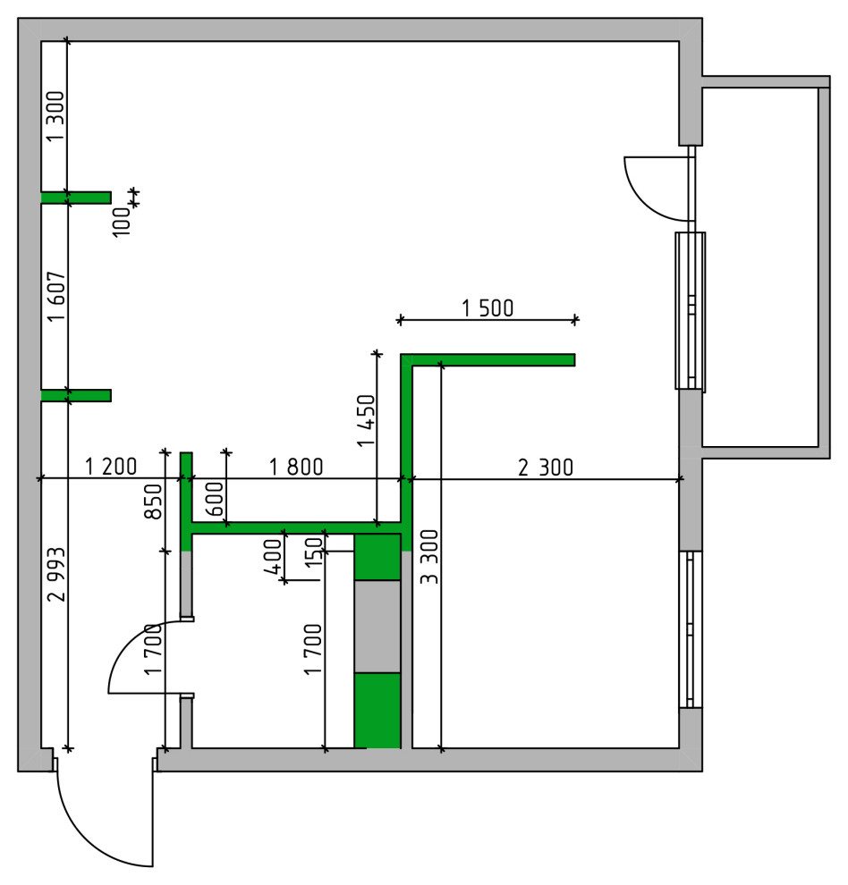 Однушка для семейной пары