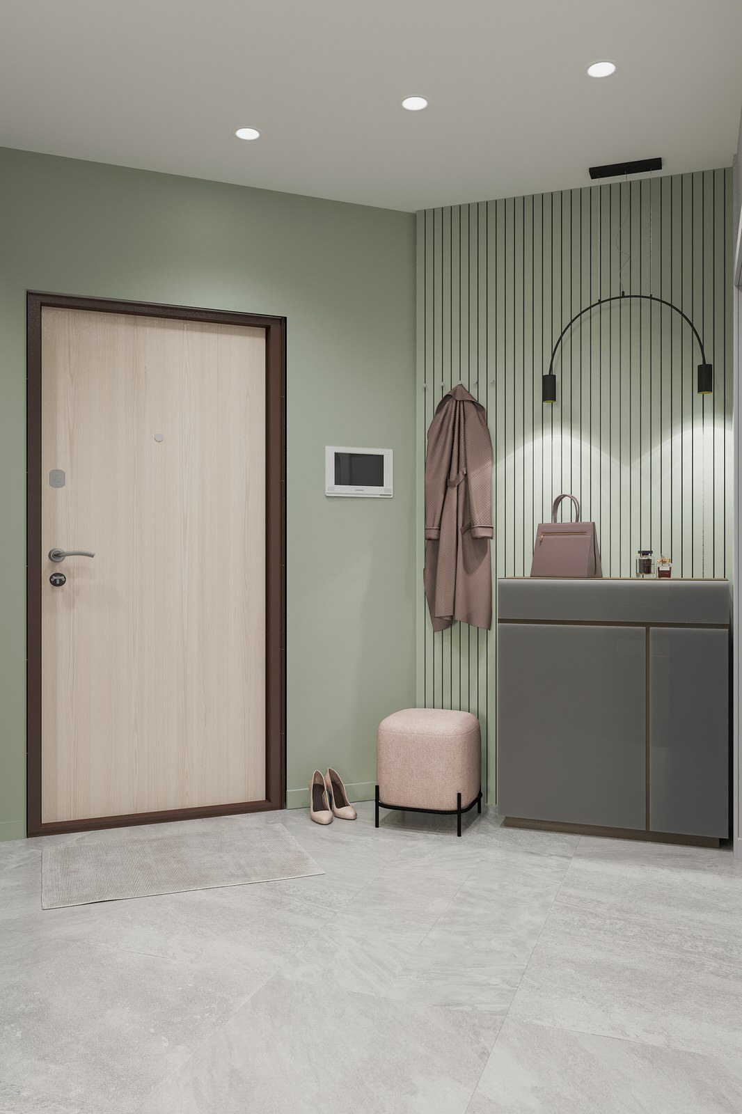 Прихожая с гардеробной