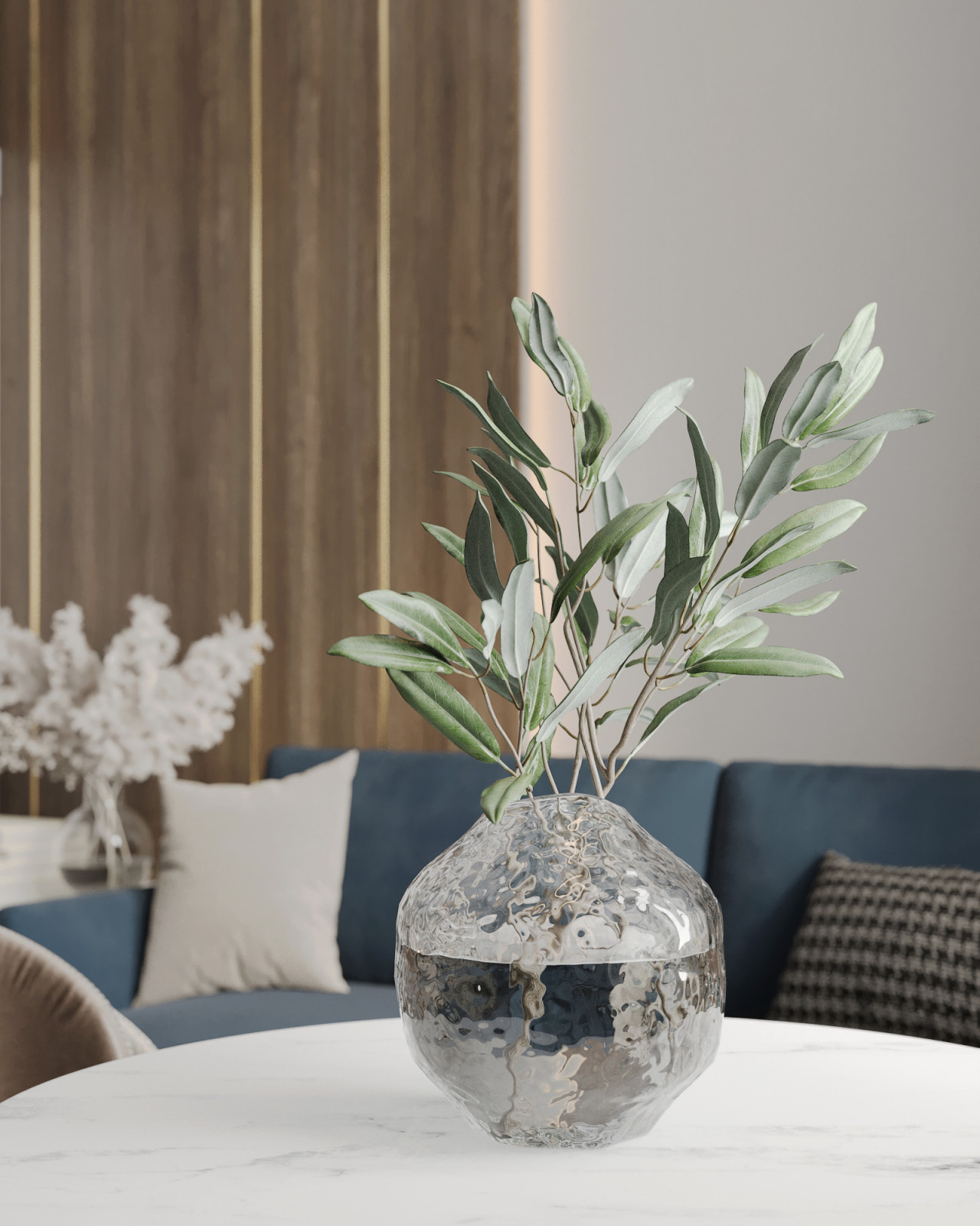 Дизайн интерьера студии с антресольным этажом