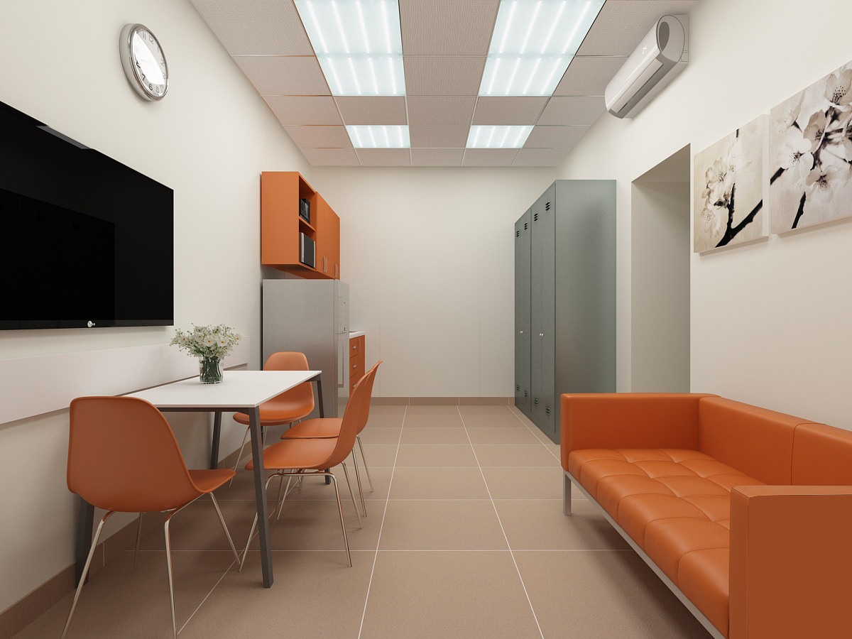 Дизайн-проект отделения ПАО Сбербанка Омская обл. г. Усть-Ишим