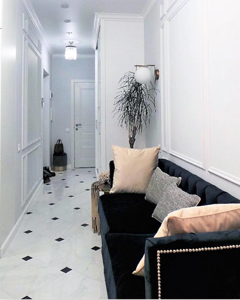 Белоснежный интерьер маленькой квартиры