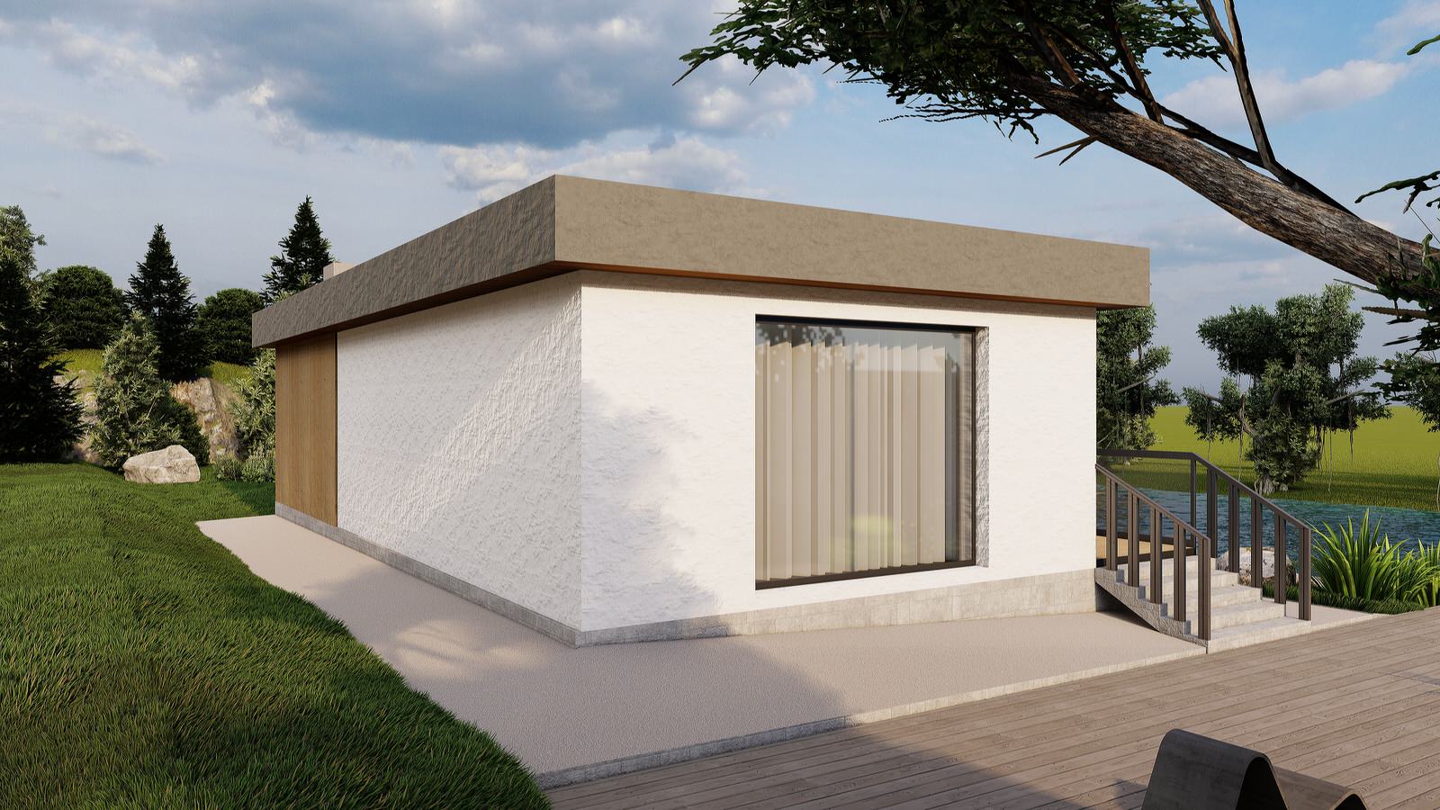 Летний одноэтажный дом