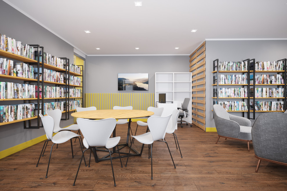 Дизайн-проект Модельной библиотеки в г.Улан-Удэ, 113 кв. (Республика Бурятия)