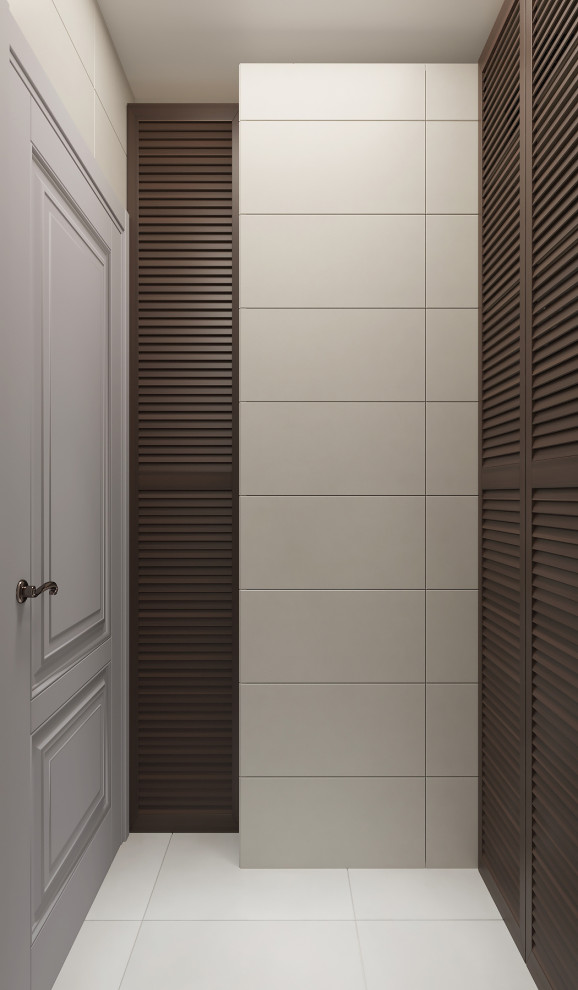 Визуализация постирочной комнаты (ЖК на Октябрьской набережной, Санкт-Петербург)